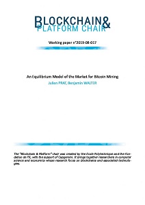 Publication an equilibrium of the market for bitcoin mining | Blockchain@X