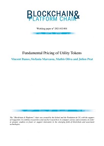 Publication Fundamental Pricing Utility Token | Blockchain@X
